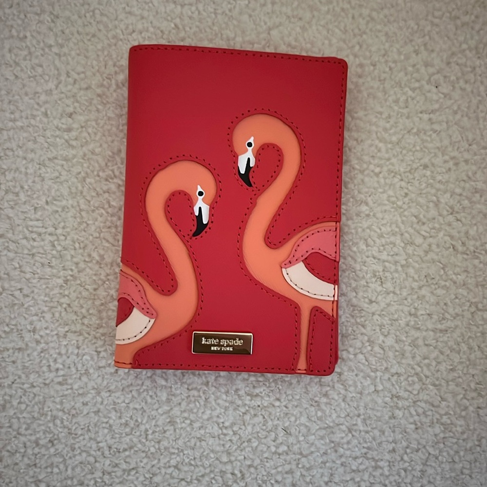 Kate Spade Flamingo Passport Holder